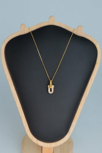 سلسال ذهب المونيكاء تصميم الماس عيار 21 وزن 3.1 جر...