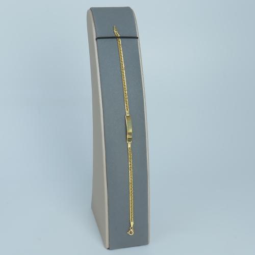 اسوارة ذهب جنزير عيار 18 وزن 3.22 جرام