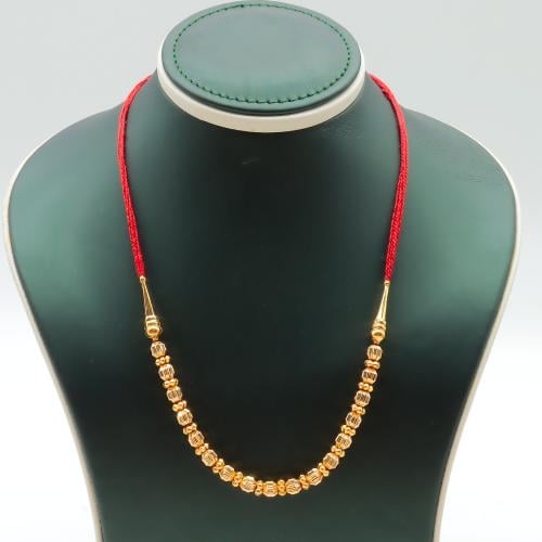 عقد ذهب عيار 21 المسبحة الأنيق وزن 6.86 جرام