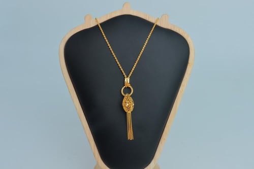 سبحة ذهب المبروم عيار 21 وزن 7 جرام