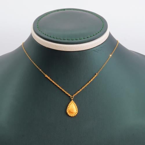 Gold necklace 21k with an elegant design 1.2 g
