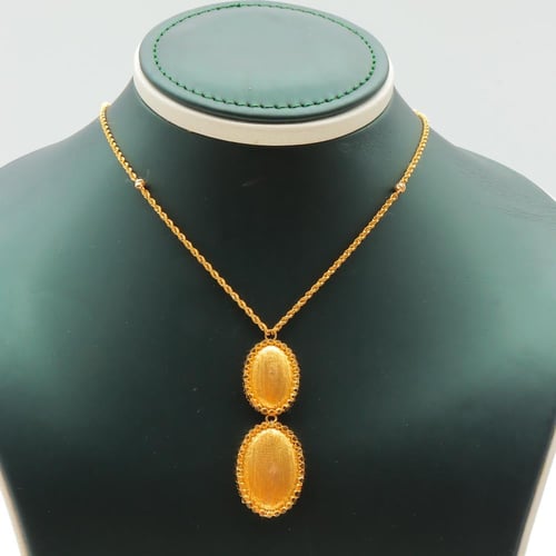 سبحة ذهب البصمة عيار 21 وزن 7.06 جرام - تصميم بيضا...