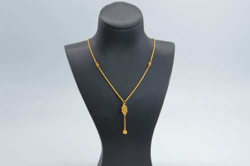 سبحة ذهب عيار 21 وزن 3.46 جرام