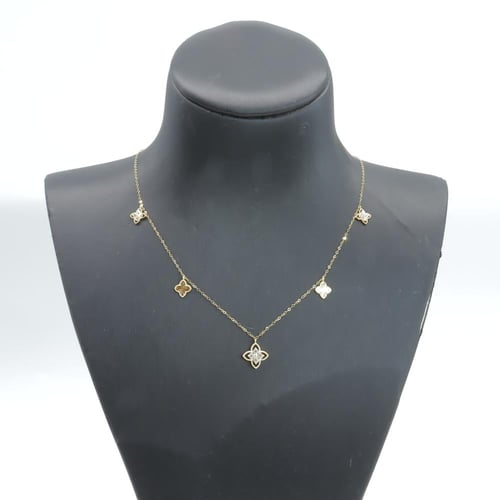 تشوكر ذهب نواعم تصميم الماسي عيار 18 وزن 1.15 جرام