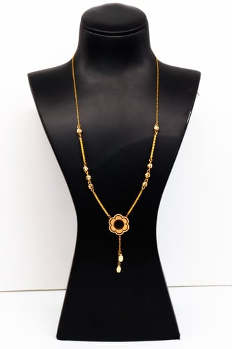 سبحة ذهب تصميم الوردة عيار 21 وزن 4 جرام