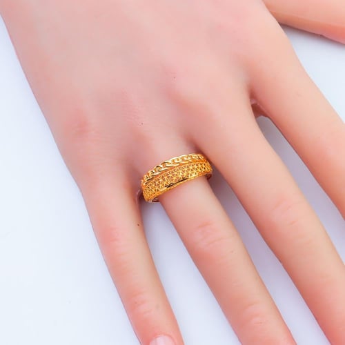 خاتم ذهب عيار 21