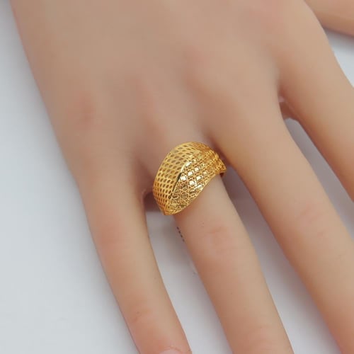 خاتم ذهب عيار 21