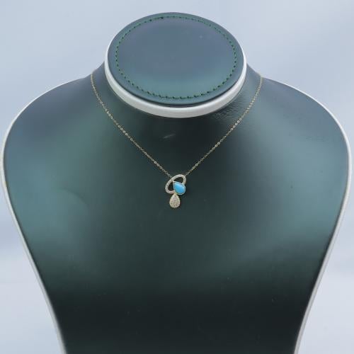 سلسال ذهب تصميم الماسي عيار 18 وزن 1.13 جرام