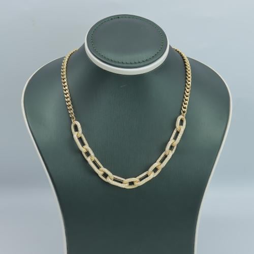 عقد ذهب جنزير عيار 18 وزن 16.85 جرام