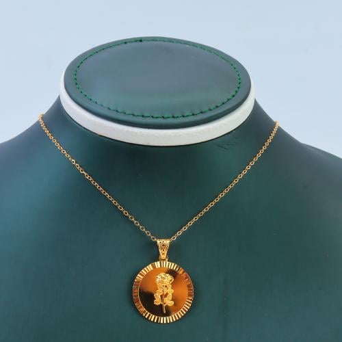 سلسال ذهب عيار 21 وردة السحر وزن 4.08 جرام