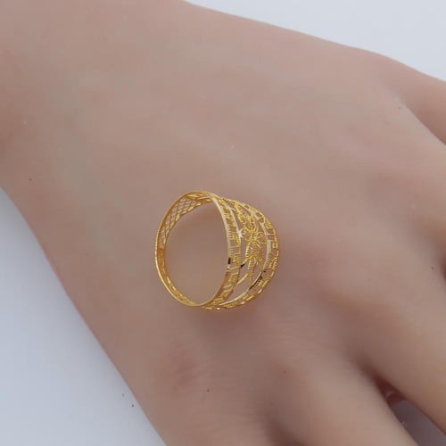 خاتم ذهب عيار 21