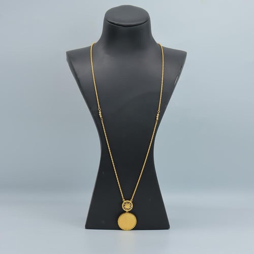 سبحة ذهب المطفي بتصميم المبروم عيار 21 وزن 7.77 جر...