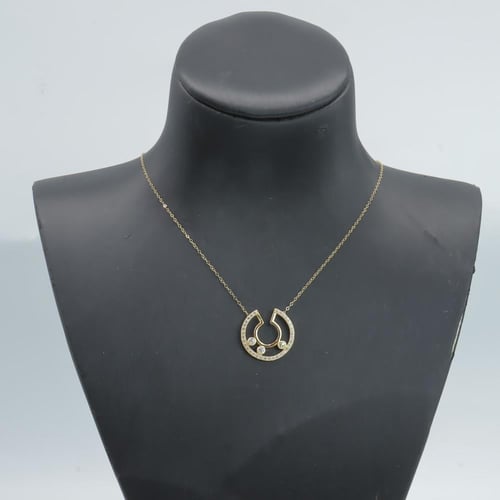 سلسال ذهب تصميم الماسي عيار 18 وزن 1.06 جرام