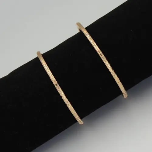 بناجر ذهب طفال عيار 21 بتصميم الكوبرا وزن 3.4 جرام