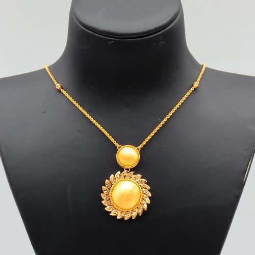 سلسلة ذهب البصمة عيار 21 وزن 6.77 جرام -لمسة عصرية...