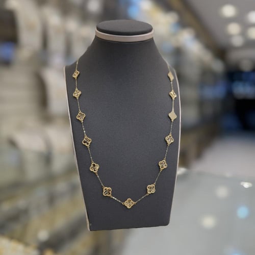 سبحة نواعم الفان كليف عيار 18 وزن 6.4 جرام