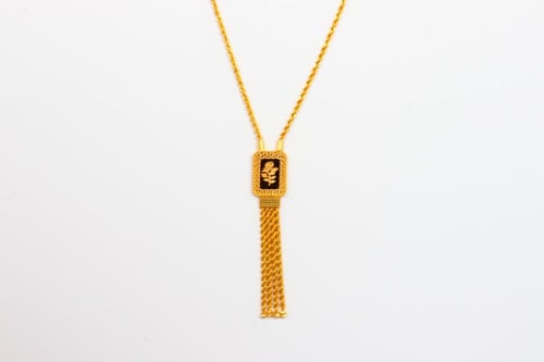 سبحة ذهب المبروم تصميم السبيكة عيار 21 وزن 6.6 جرا...