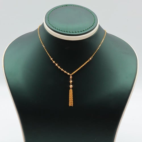 سبحة ذهب ناعمة عيار 21 وزن 2.6 جرام