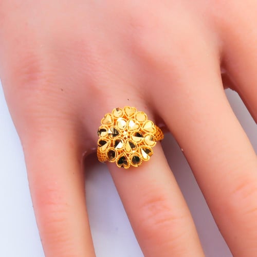 خاتم ذهب عيار 21