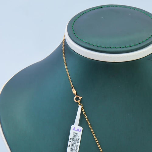 سلسال ذهب تعليقه الوردة عيار 21 وزن 4.24 جرام