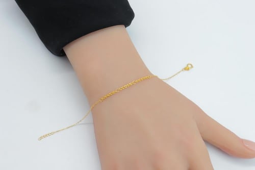 سوارة ذهب نواعم لبس يومي عيار 21 وزن 0.6 جرام