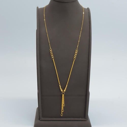 سبحة ذهب ناعمة عيار 21 وزن 3.8 جرام