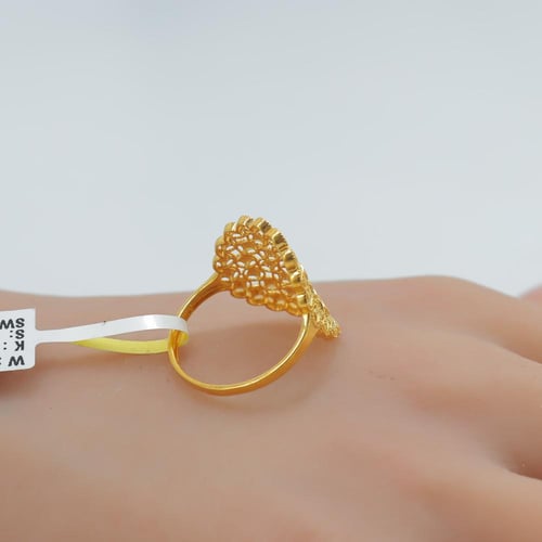 خاتم ذهب عيار 21 وزن 2.46 جرام