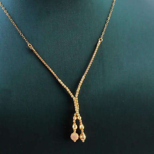 طقم ذهب تصميم كرات الدوريكاء عيار 21 وزن 7.10 جرام