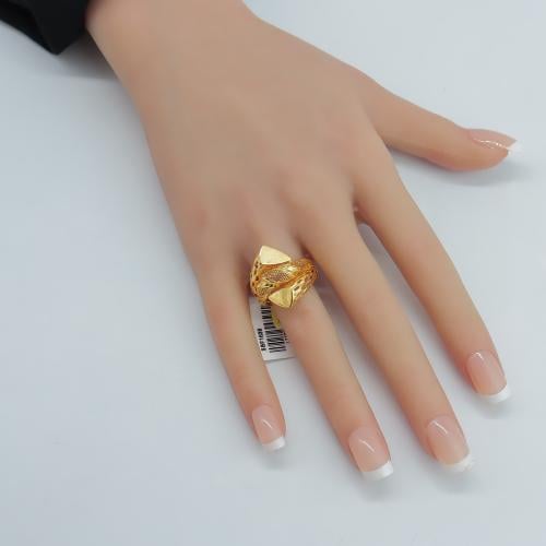 احلى خاتم ذهب فخم عيار 21 بتصميم فريد وزن 3.8 جرام