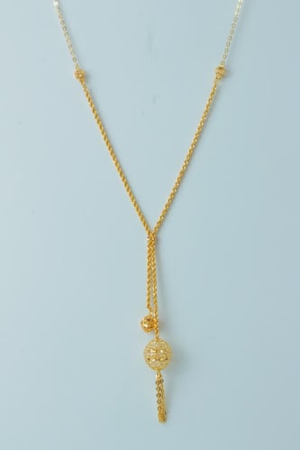 سبحة ذهب بحريني عيار 21 وزن 3.7 جرام