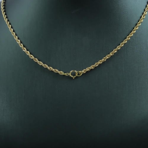 كلكشن عقد واسوارة المبروم ذهب عيار 18 وزن 2.47 جرا...