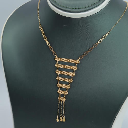 عقد ذهب عيار 21 وزن 1.86 جرام