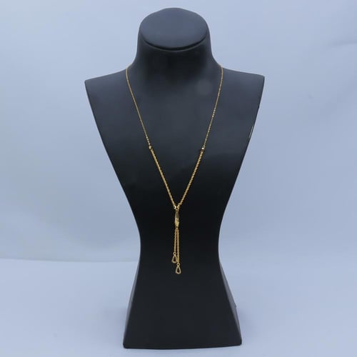 افخم سبحة ذهب عيار 21 وزن 3.08 جرام - عقد فاخر