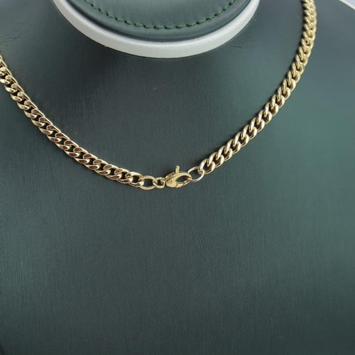 عقد ذهب جنزير عيار 18 وزن 16.85 جرام