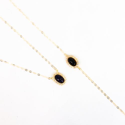 كلكشن سلسال مع اسوارة ذهب عيار 18 وزن 0.9 جرام