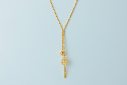 سبحة ذهب بحريني عيار 21 وزن 3.7 جرام