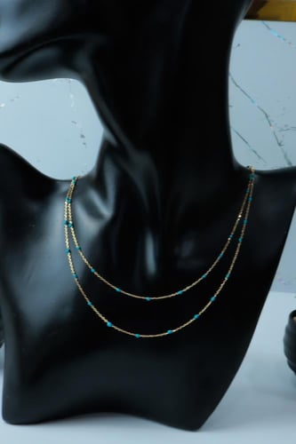 سلسال ذهب صافي دورين مطعم بالميناء التيفاني عيار 1...