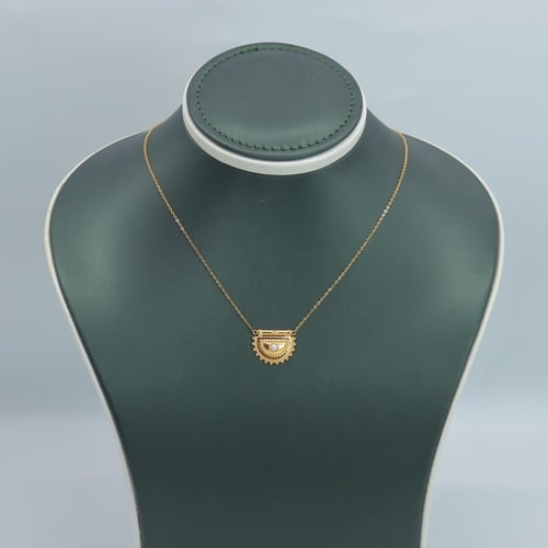 عقود ذهب الرمش بثلاثة الوان مختلفة عيار 21