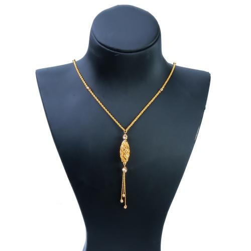 سبحه طويله ذهب عيار 21 وزن 4.8 جرام