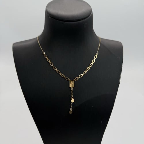 سلسال ذهب السبيكة عيار 21 وزن 0.85 جرام