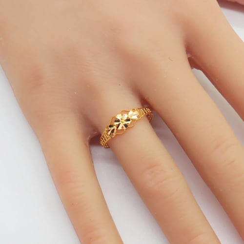 خاتم ذهب عيار 21