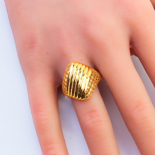 خاتم ذهب امواج عيار 21 وزن 2.8 جرام