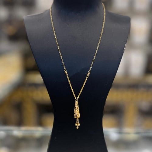 سبحة ذهب عيار 21 وزن 3,8 جرام - سبحة جديدة فاخرة