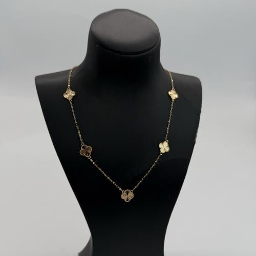 عقد ذهب الفان كليف عيار 21 وزن 4.7 جرام