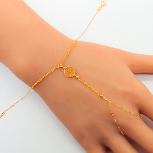 كف ذهب ناعم عيار 21 وزن 1.19 جرام