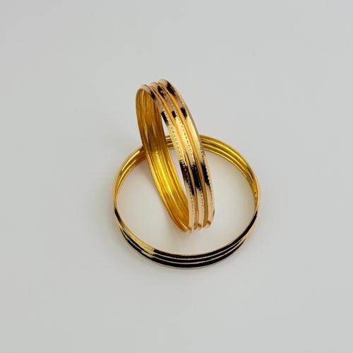 غوايش ذهب مرايا عيار 21 ب تصميم عريض سادة