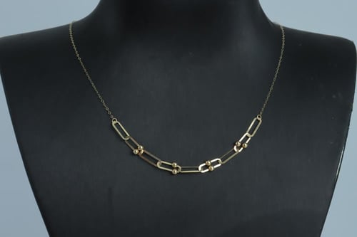 سلسال ذهب تصميم الجنزير عيار 18