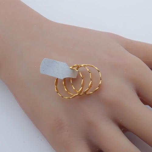 اجمل خاتم مرامي ذهب عيار 21 ناعم وزن 3.9 جرام