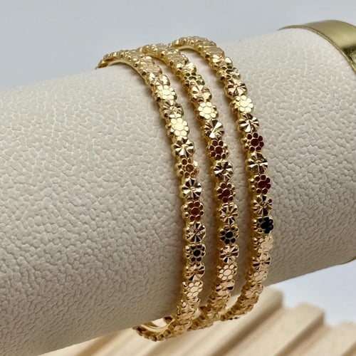 بناجر الوردة الترند ذهب عيار 21