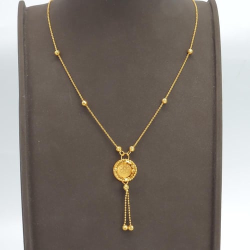 سبحة ذهب عيار 21 وزن 3.56 جرام